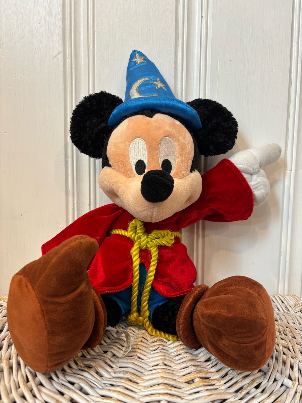 Vintage Disney Parks Sorcerer Mickey Plush 23”